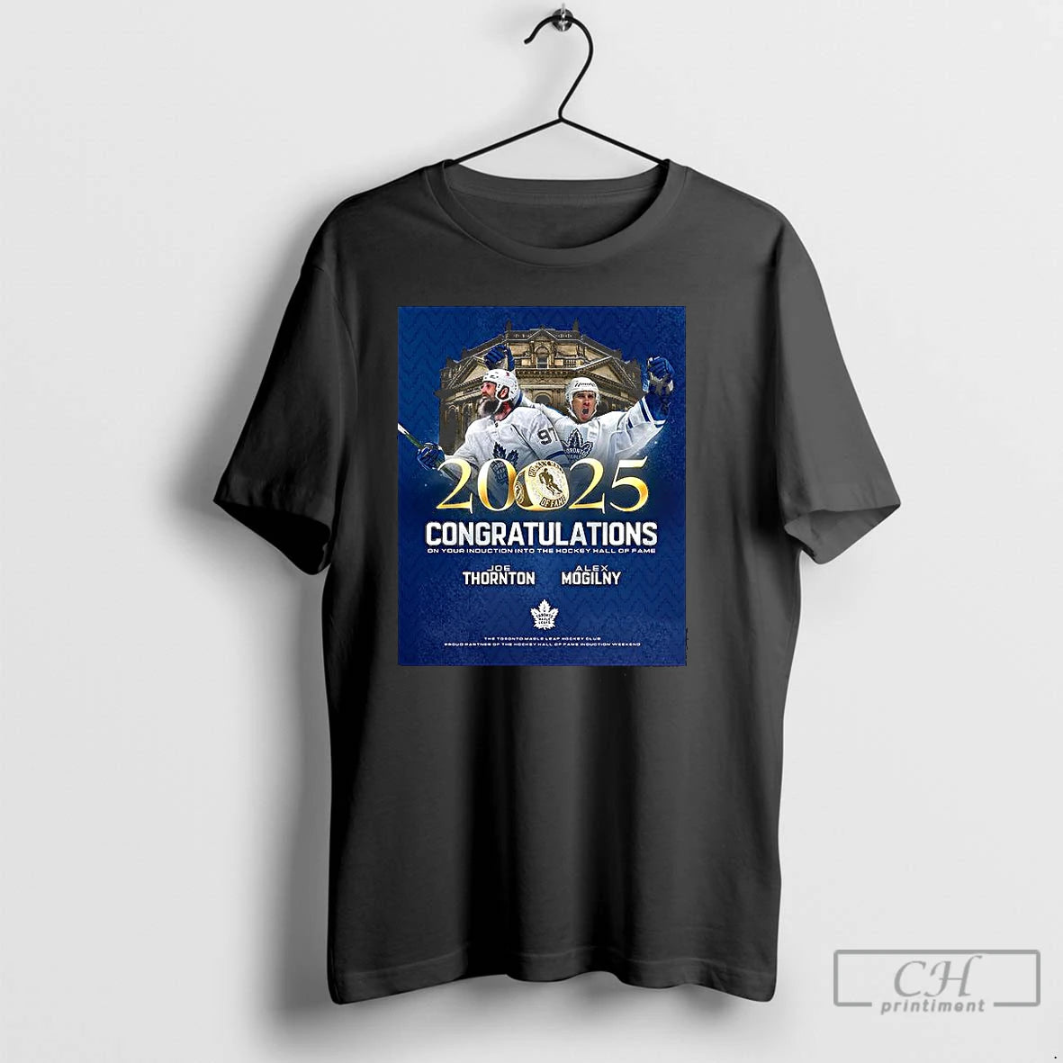 Premium Joe Thornton And Alex Mogilny 2025 Congratulation T Shirts Hoodie Sweatshirt | PurePodTees.com