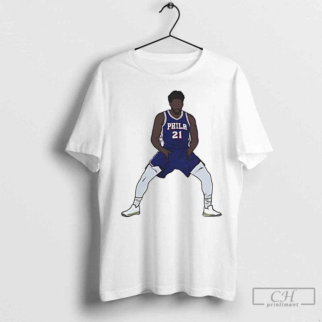 Premium Joel Embiid Thrust Celebration Shirt Hoodie Sweatshirt | PurePodTees.com