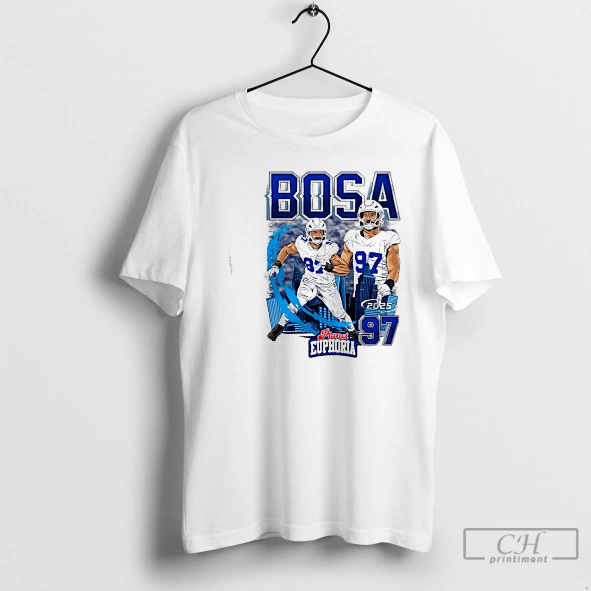 Premium Joey Bosa Los Angeles Chargers Football City Graphic T Shirts Hoodie Sweatshirt | PurePodTees.com