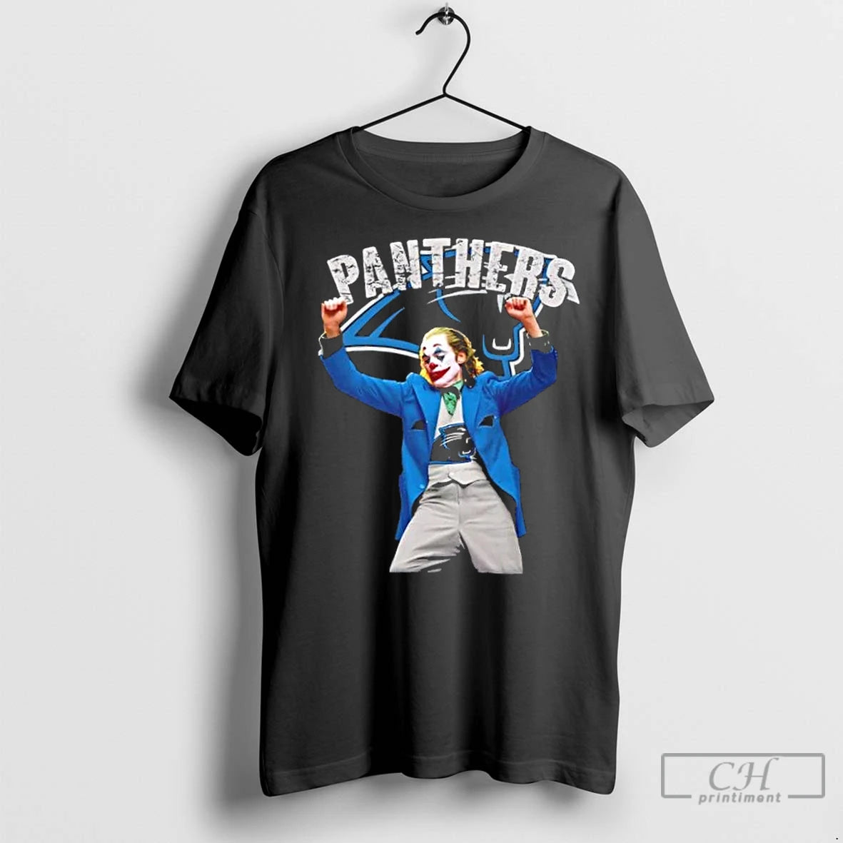 Premium Joker Dancing Carolina Panthers Football Shirt Hoodie Sweatshirt | PurePodTees.com