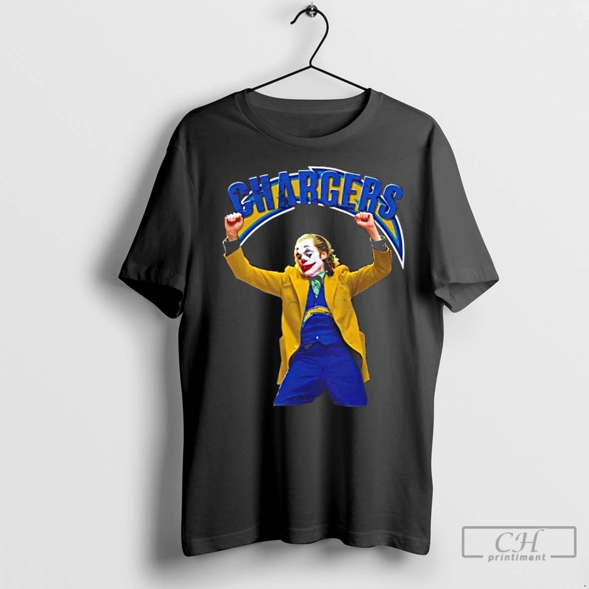 Premium Joker Dancing Los Angeles Chargers Football Shirt Hoodie Sweatshirt | PurePodTees.com