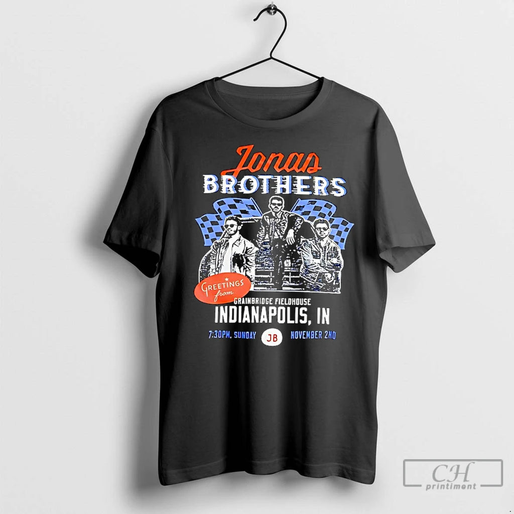 Premium Jonas Brothers Tour Indianapolis In Nov 02 2025 Shirt Hoodie Sweatshirt | PurePodTees.com