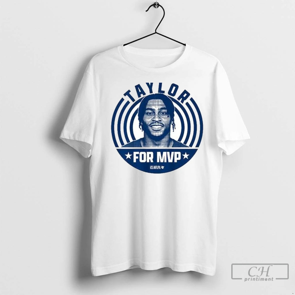 Premium Jonathan Taylor For Mvp 2025 Circle White Shirt Hoodie Sweatshirt | PurePodTees.com