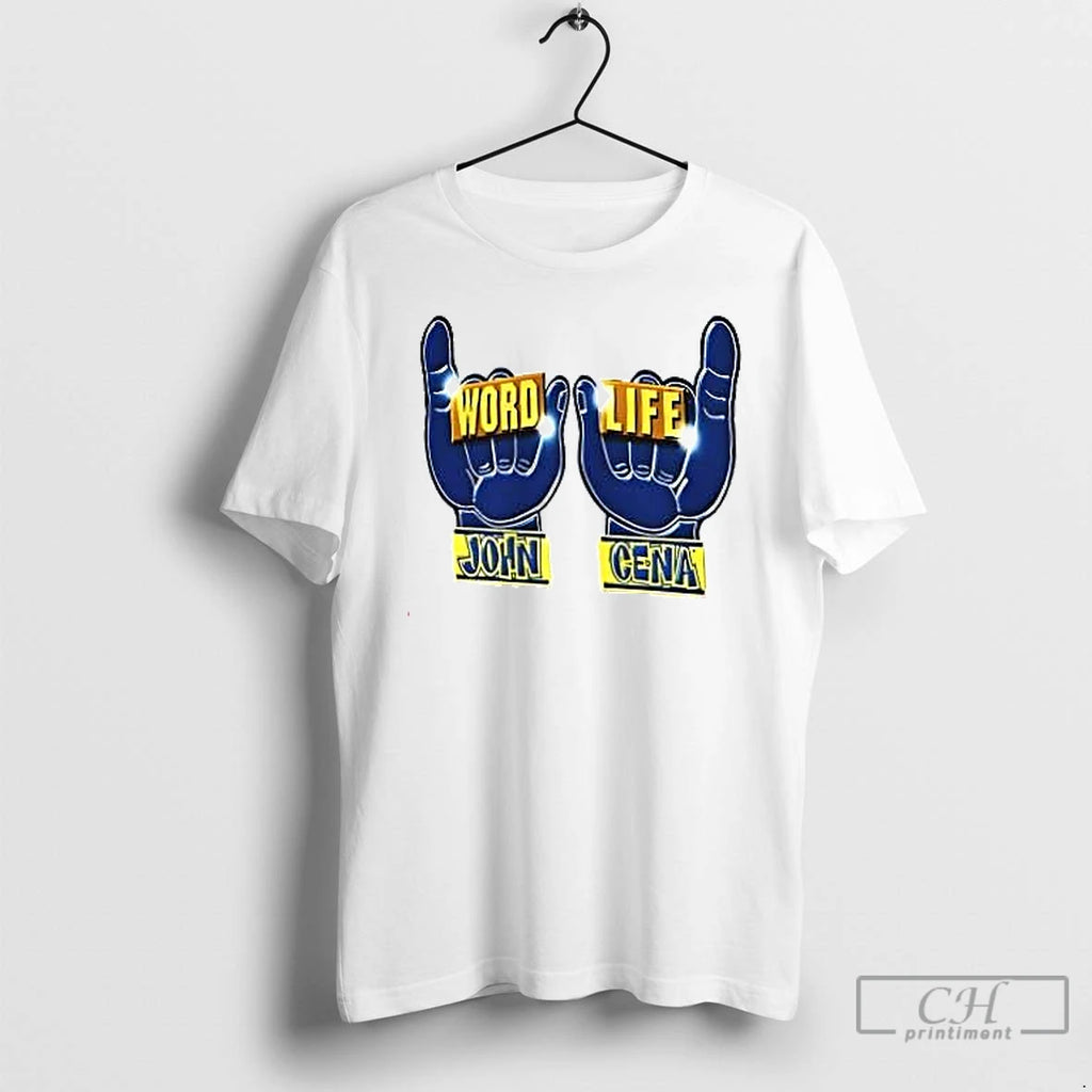 Premium Jonh Cena Word Life Ringer T Shirts Hoodie Sweatshirt | PurePodTees.com