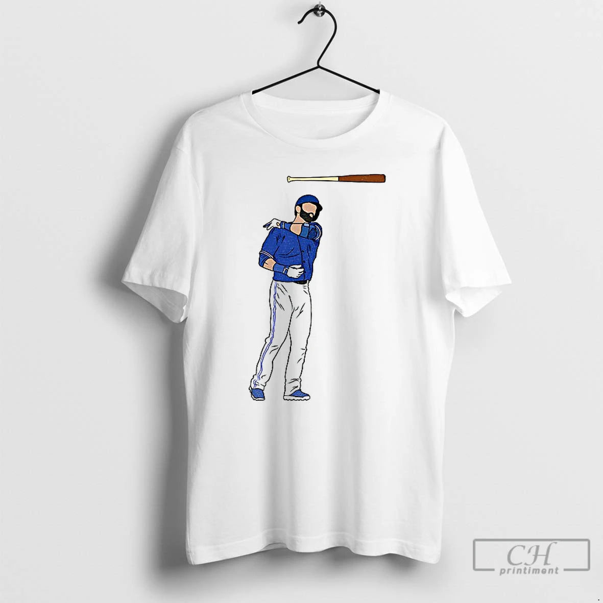 Premium Jose Bautista Bat Flip Blue Jays T Shirts Hoodie Sweatshirt | PurePodTees.com