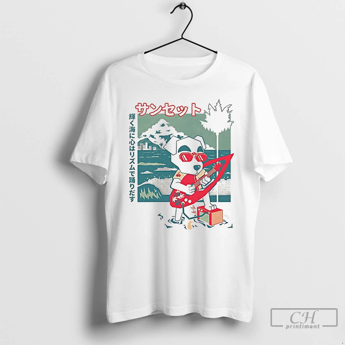 Premium Kk Slider Animal Crossing Sunset Strings Video Game T Shirts Hoodie Sweatshirt | PurePodTees.com