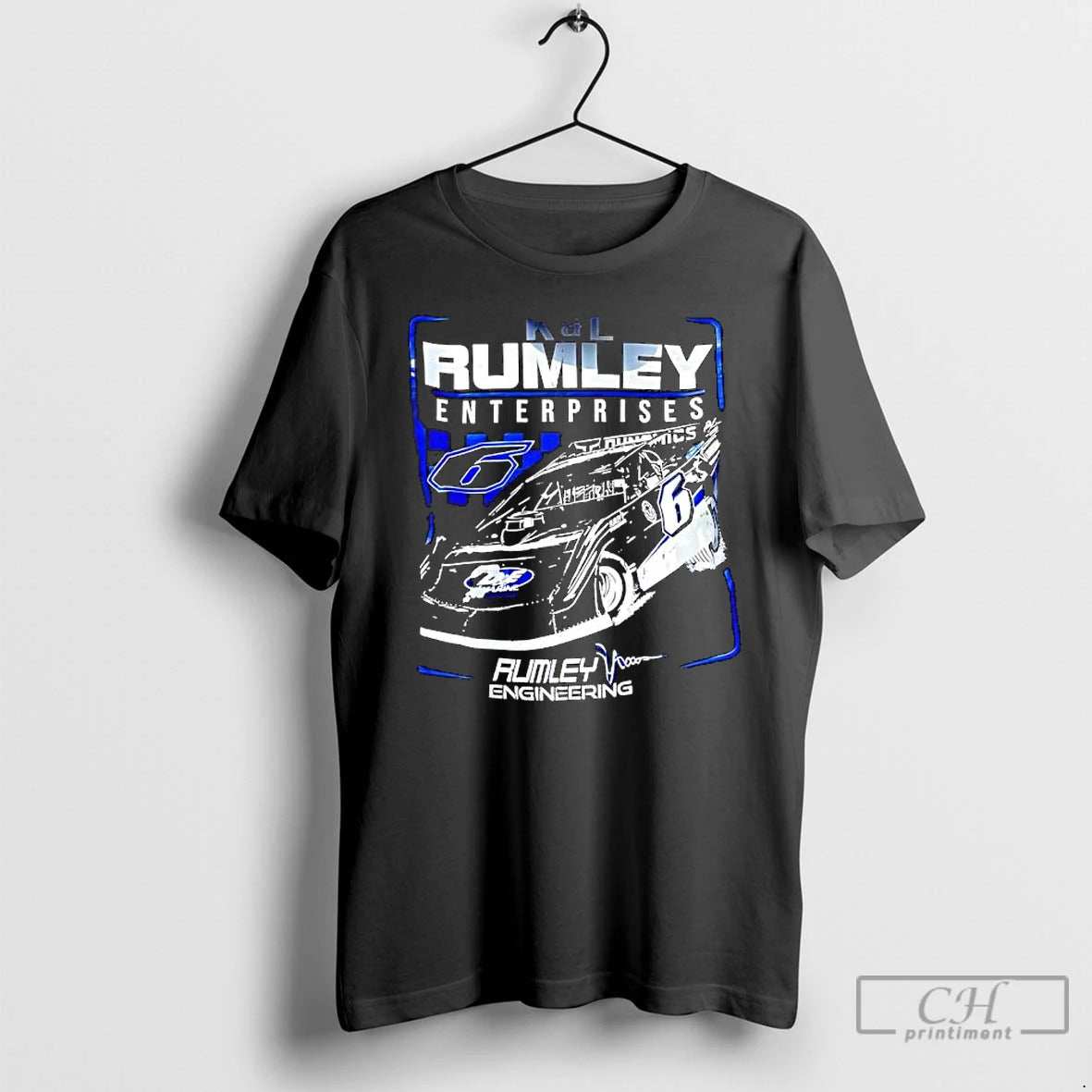 Premium Kl Rumley Enterprises Number 6 Race Car Graphic T Shirts Hoodie Sweatshirt | PurePodTees.com