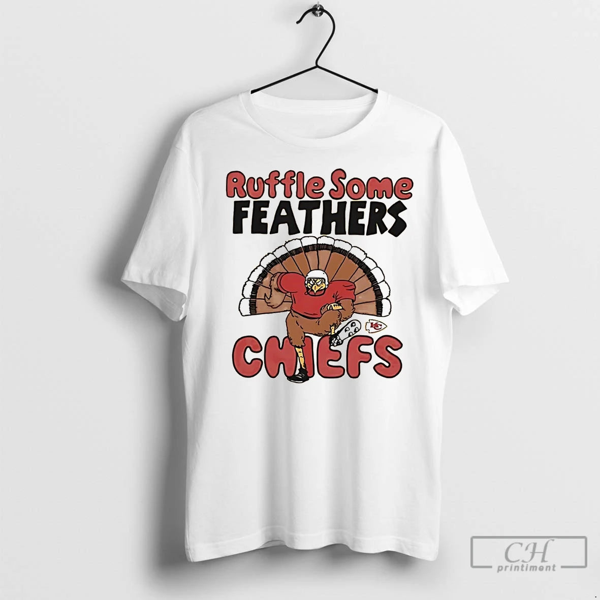 Premium Kansas City Chiefs Turkey Ruffle Some Feathers Shirt Hoodie Sweatshirt | PurePodTees.com