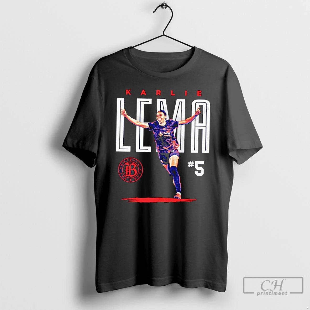 Premium Karlie Lema Bay Fc Player Graphic T Shirts Hoodie Sweatshirt | PurePodTees.com