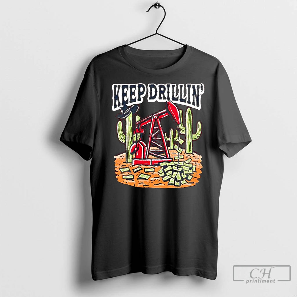 Premium Keep Drillin Pocket From Barstool U Graphic Shirt Hoodie Sweatshirt | PurePodTees.com