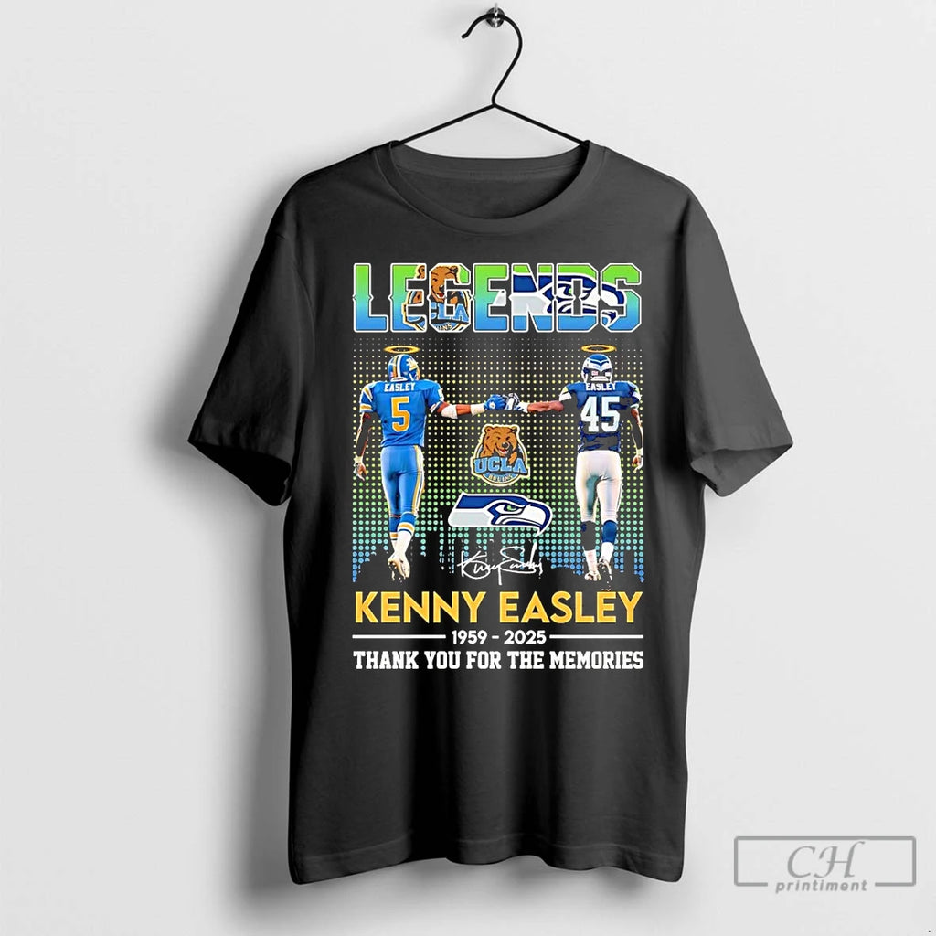 Premium Kenny Easley Legends Thank You For The Memories 2025 Shirt Hoodie Sweatshirt | PurePodTees.com