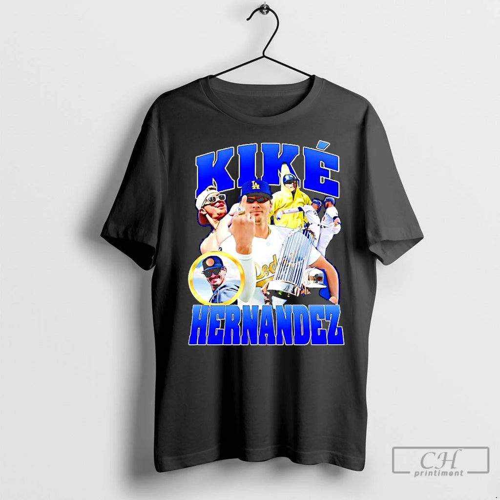 Premium Kike Hernandez Emotion La Graphic Shirt Hoodie Sweatshirt | PurePodTees.com