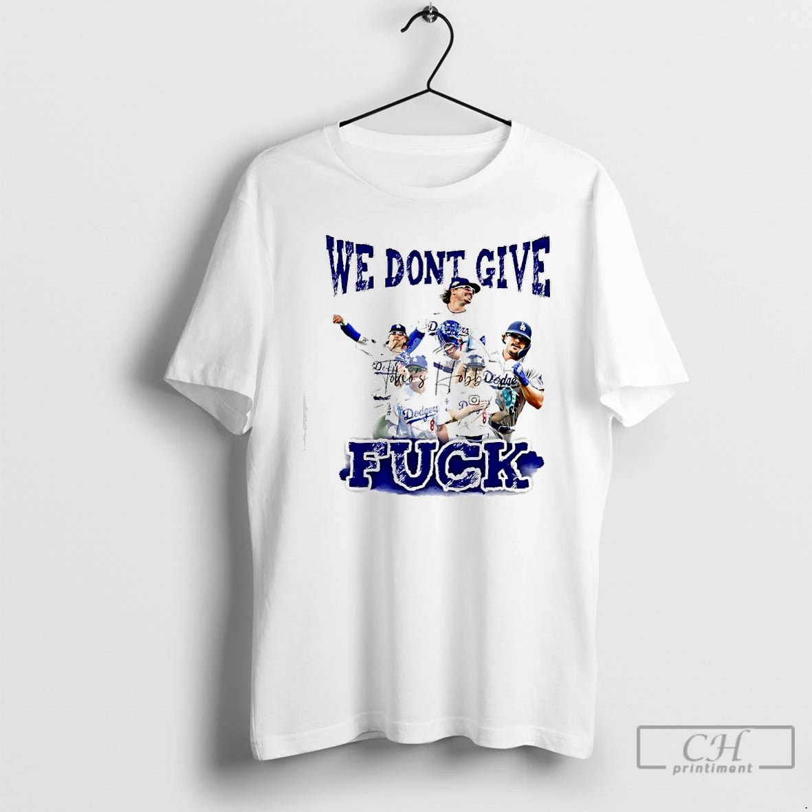 Premium Kike Hernandez We Dont Give Fuck Los Angeles Baseball T Shirts Hoodie Sweatshirt | PurePodTees.com
