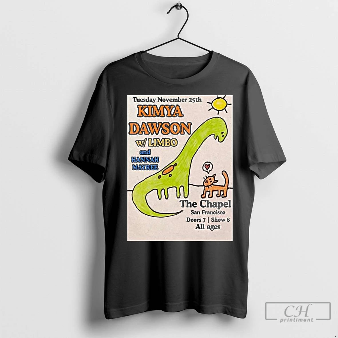 Premium Kimya Dawson The Chapel In San Francisco Ca November 25 2025 Long Sleve Shirt Hoodie Sweatshirt | PurePodTees.com