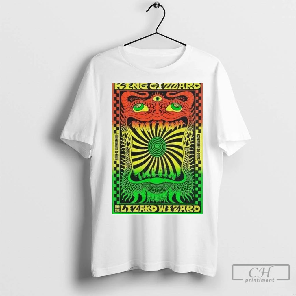Premium King Gizzard And The Lizard Wizard Berlin Germany On November 10 2025 Circle White Shirt Hoodie Sweatshirt