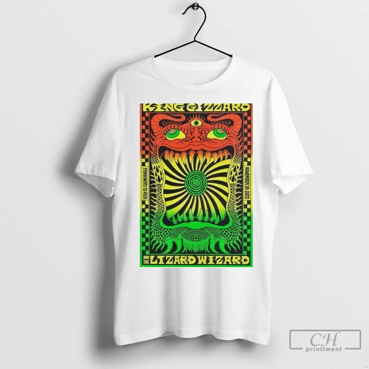 Premium King Gizzard And The Lizard Wizard Berlin Germany On November 10 2025 Circle White Shirt Hoodie Sweatshirt