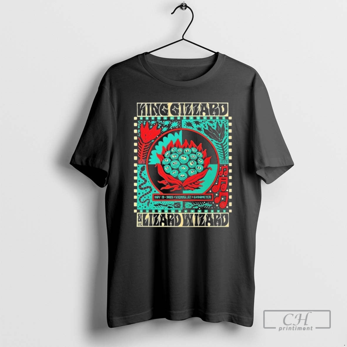 Premium King Gizzard And The Lizard Wizard Vienna Austria Event At Gasometer On November 12 Shirt Hoodie Sweatshirt