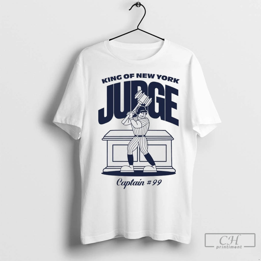Premium King Of New York Aaron Judge Captain 99 Superstar Cartoon Shirt Hoodie Sweatshirt | PurePodTees.com