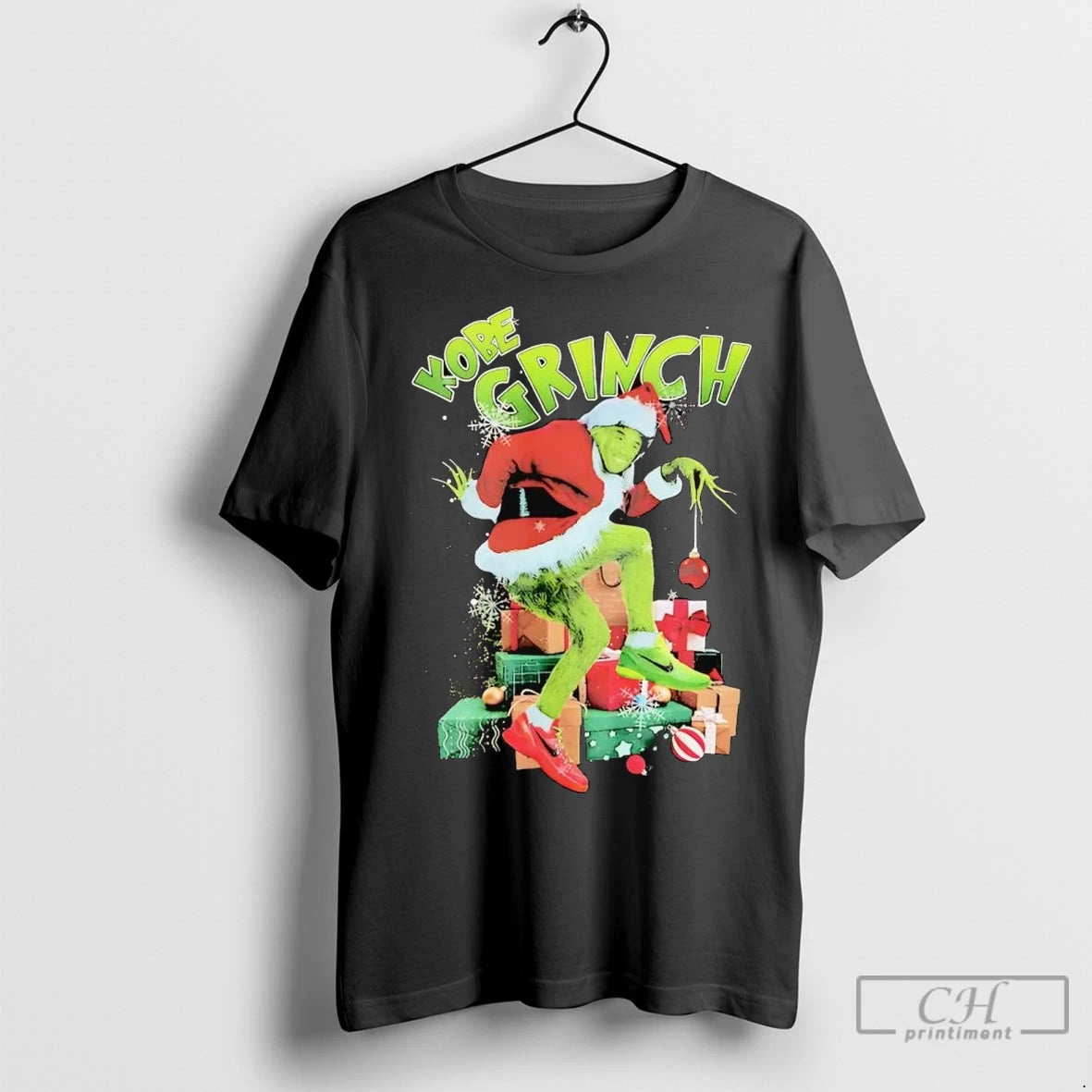 Premium Kobe Bryant Grinch Christmas Shirt Hoodie Sweatshirt | PurePodTees.com
