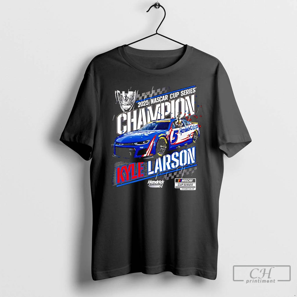 Premium Kyle Larson Hendrick Motorsports Team Collection 2025 Nascar Cup Series Champion T Shirts Hoodie Sweatshirt