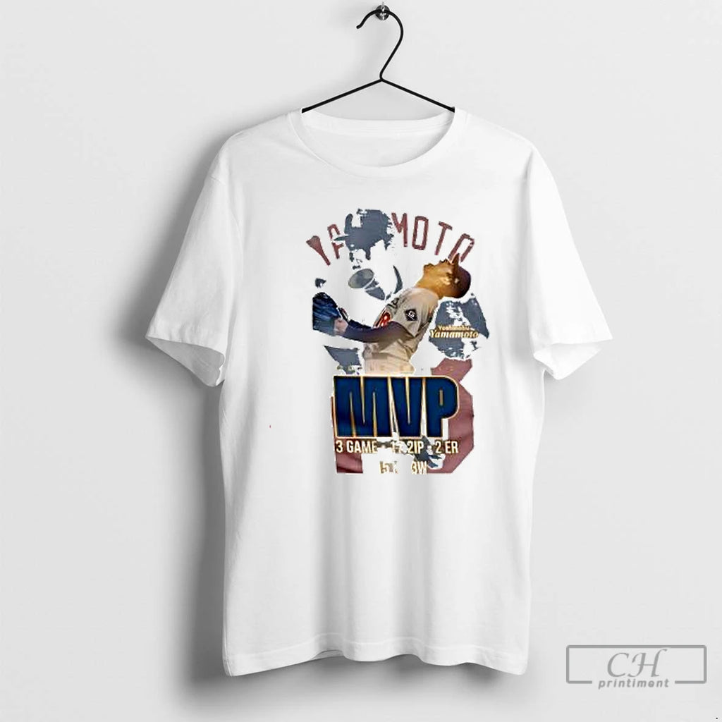 Premium La Dodgers 2025 World Series Champions Mvp Yoshinobu Yamamoto T Shirts Hoodie Sweatshirt | PurePodTees.com
