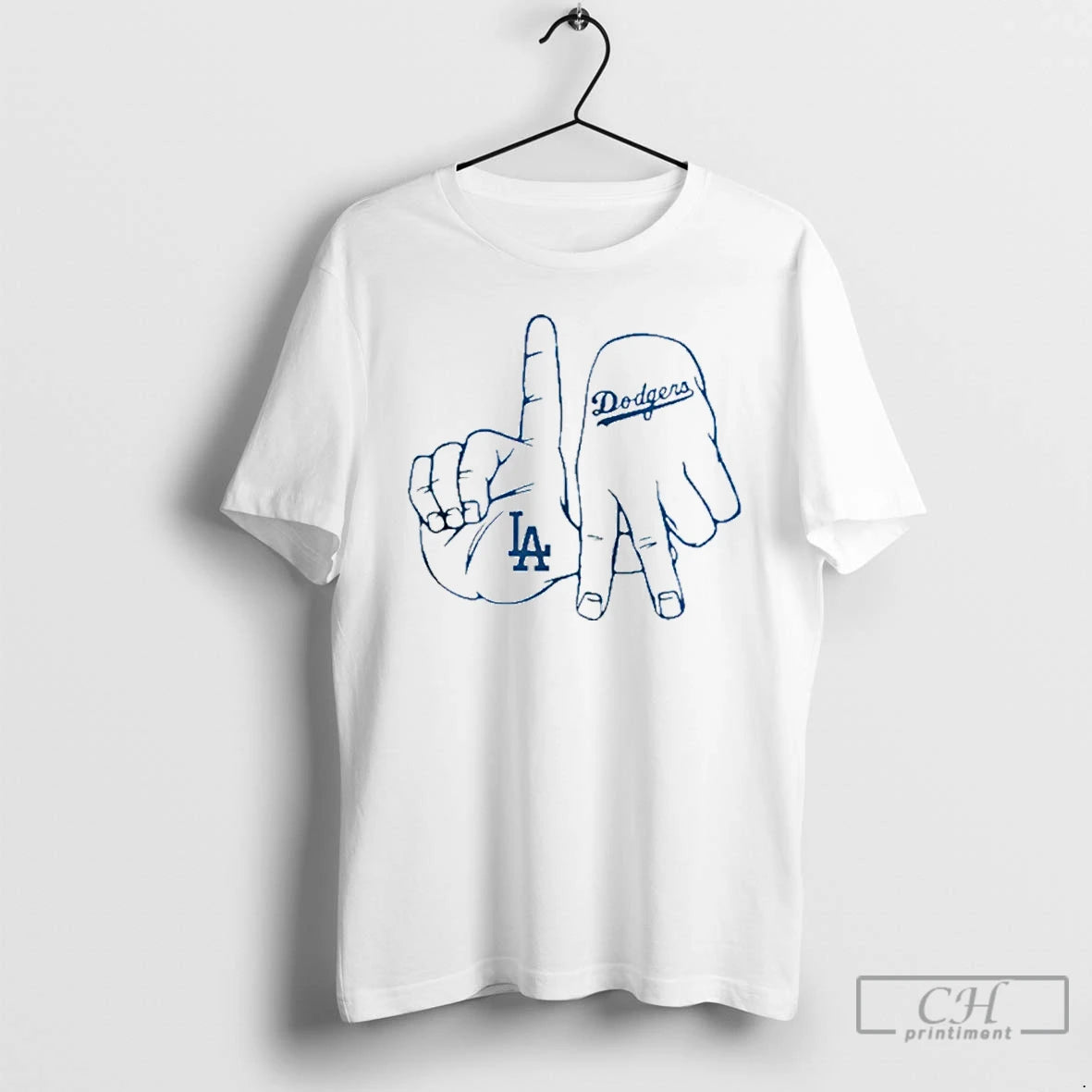 Premium La Dodgers Hand Sign T Shirts Hoodie Sweatshirt | PurePodTees.com