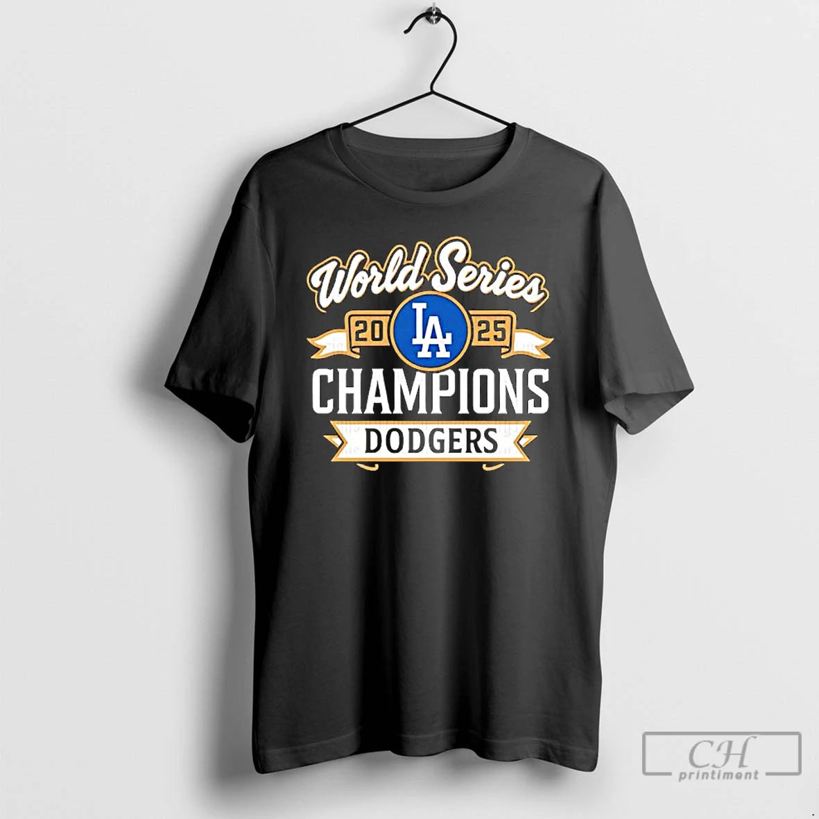 Premium La Dodgers As 2025 World Series Champions Central Logo T Shirts Hoodie Sweatshirt | PurePodTees.com