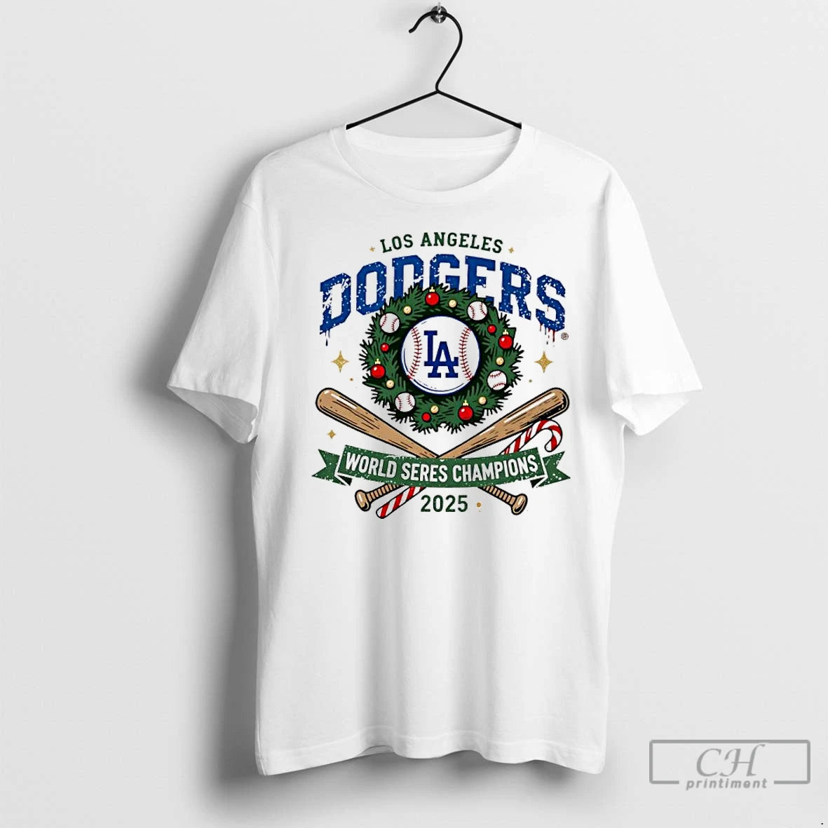 Premium La Dodgers World Series Champions 2025 Christmas Shirt Hoodie Sweatshirt | PurePodTees.com