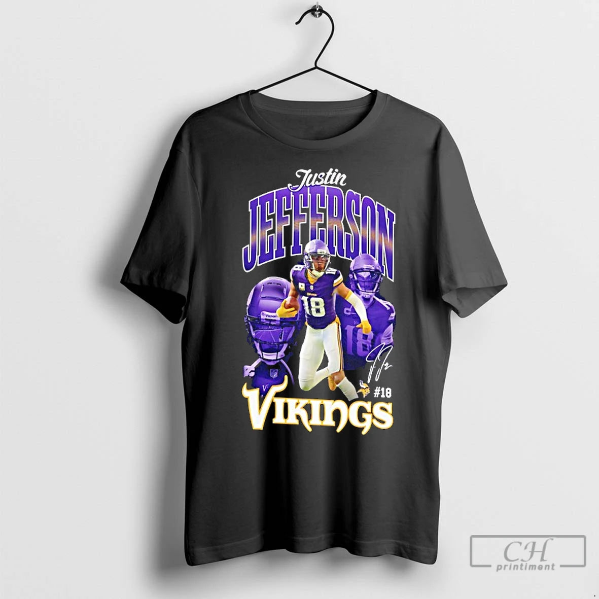 Premium Lamar Jackson 8 Baltimore Ravens Purple Triple Pic Signature Shirt Hoodie Sweatshirt | PurePodTees.com