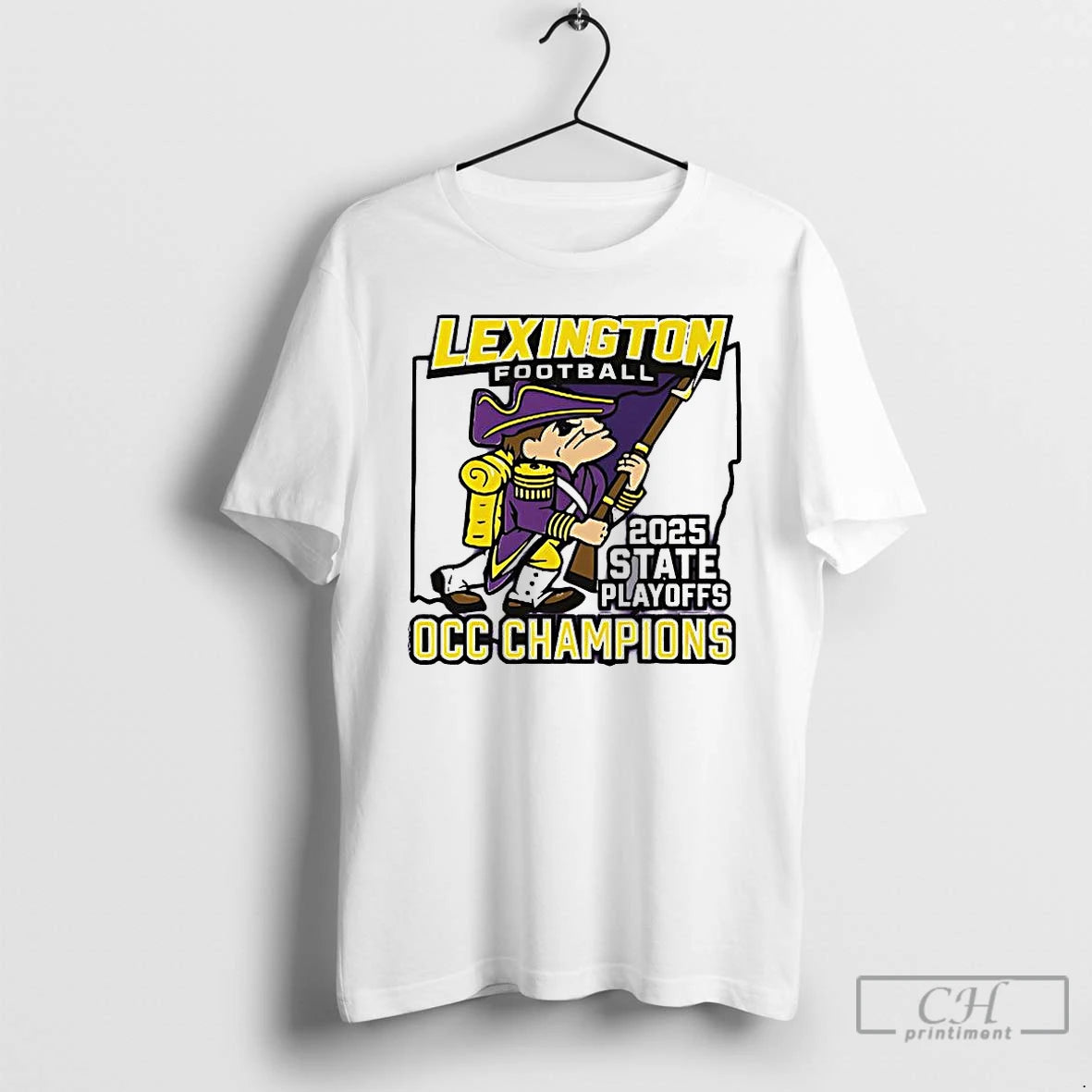 Premium Lexington Minutemen Football Playoffs 2025 Occ Champions T Shirts Hoodie Sweatshirt | PurePodTees.com