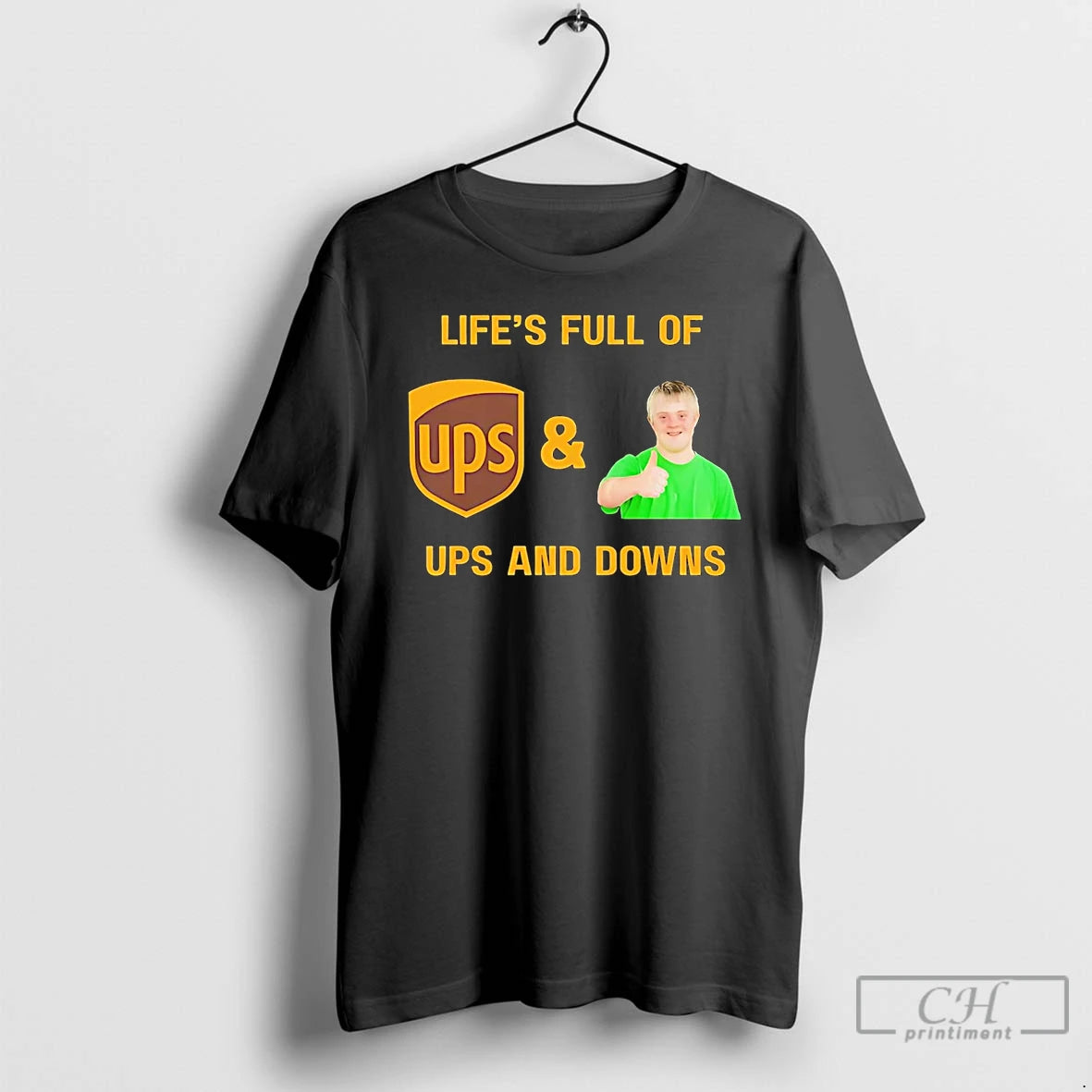 Premium Lifes Full Of Ups And Downs Down Syndrome T Shirts Hoodie Sweatshirt | PurePodTees.com