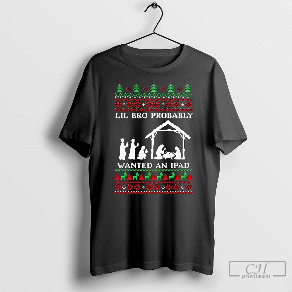 Premium Lil Bro Probably Wanted An Ipad Christmas T Shirts Hoodie Sweatshirt | PurePodTees.com