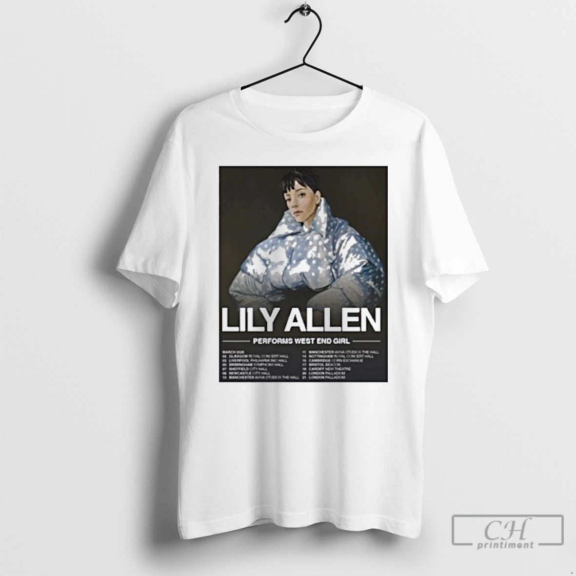 Premium Lily Allen West End Girl Tour 2026 T Shirts Hoodie Sweatshirt | PurePodTees.com