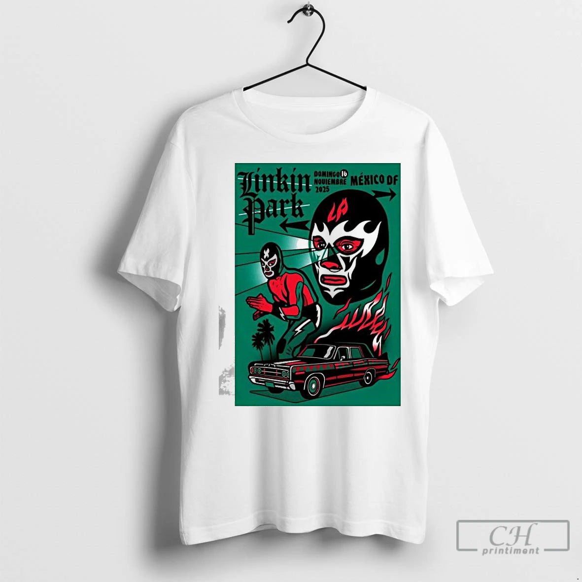 Premium Linkin Park Mexico City 11 16 2025 Shirt Hoodie Sweatshirt | PurePodTees.com