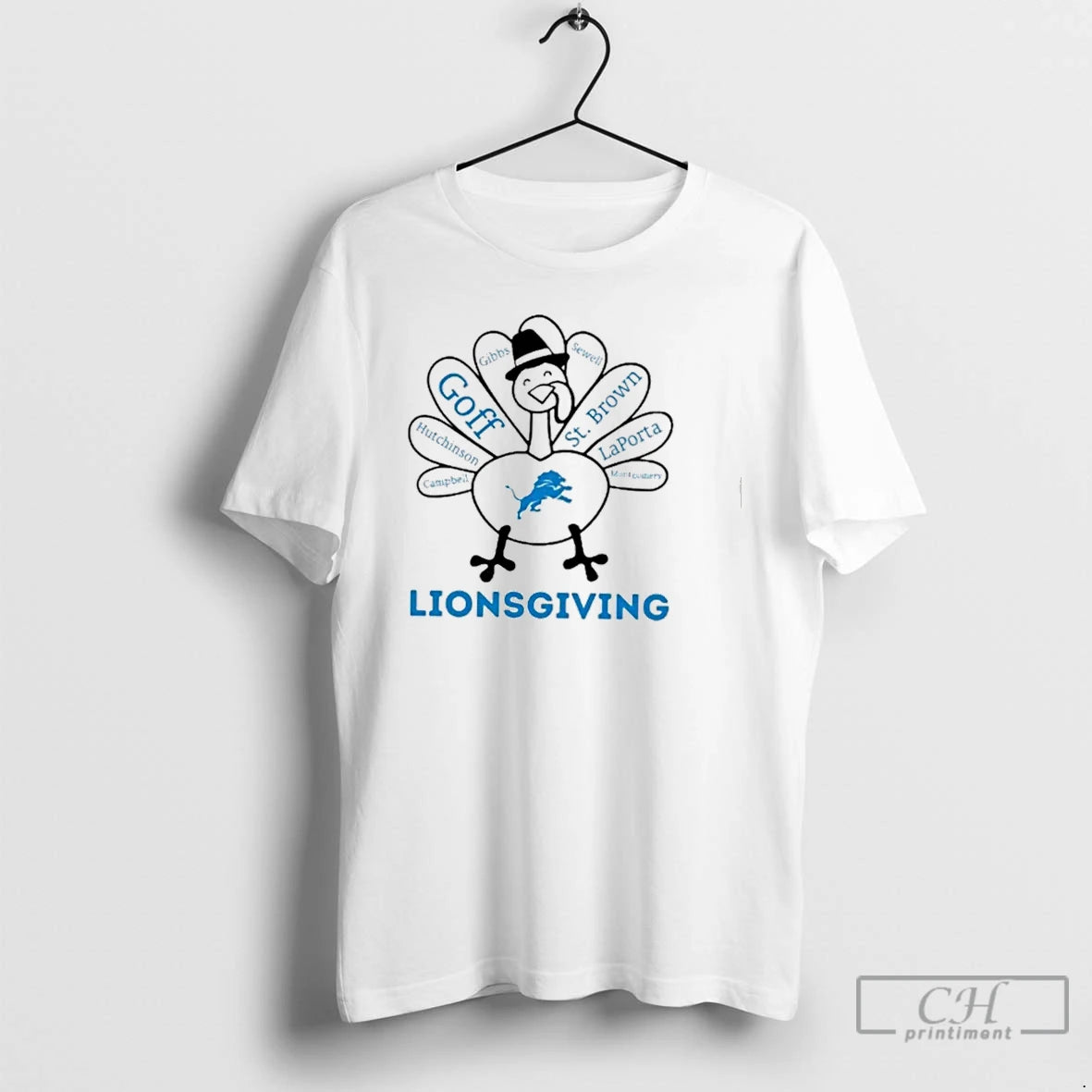 Premium Lionsgiving Detroit Lions X Thanksgiving T Shirts Hoodie Sweatshirt | PurePodTees.com