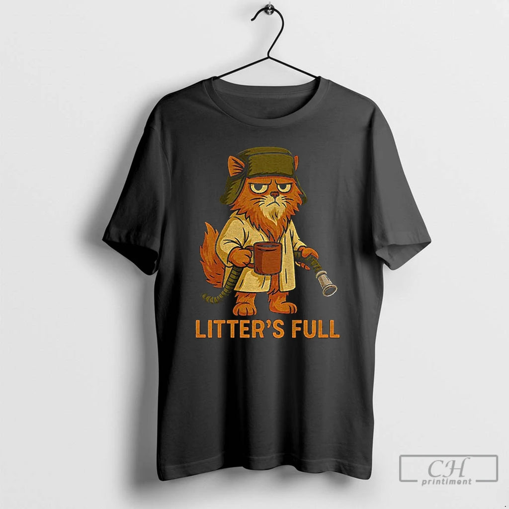 Premium Litters Full Funny Cat Merry Christmas T Shirts Hoodie Sweatshirt | PurePodTees.com