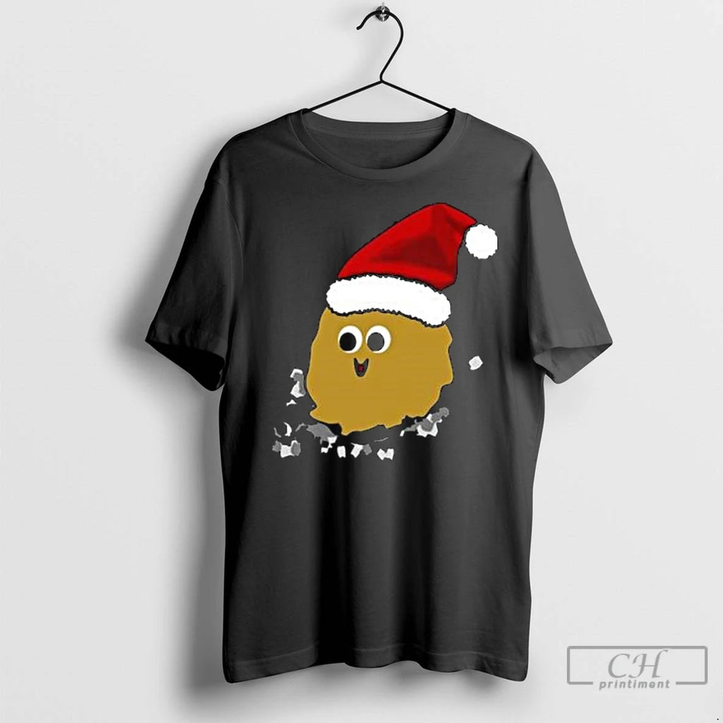 Premium Little Poop Christmas Funny Long Sleve Shirt Hoodie Sweatshirt | PurePodTees.com