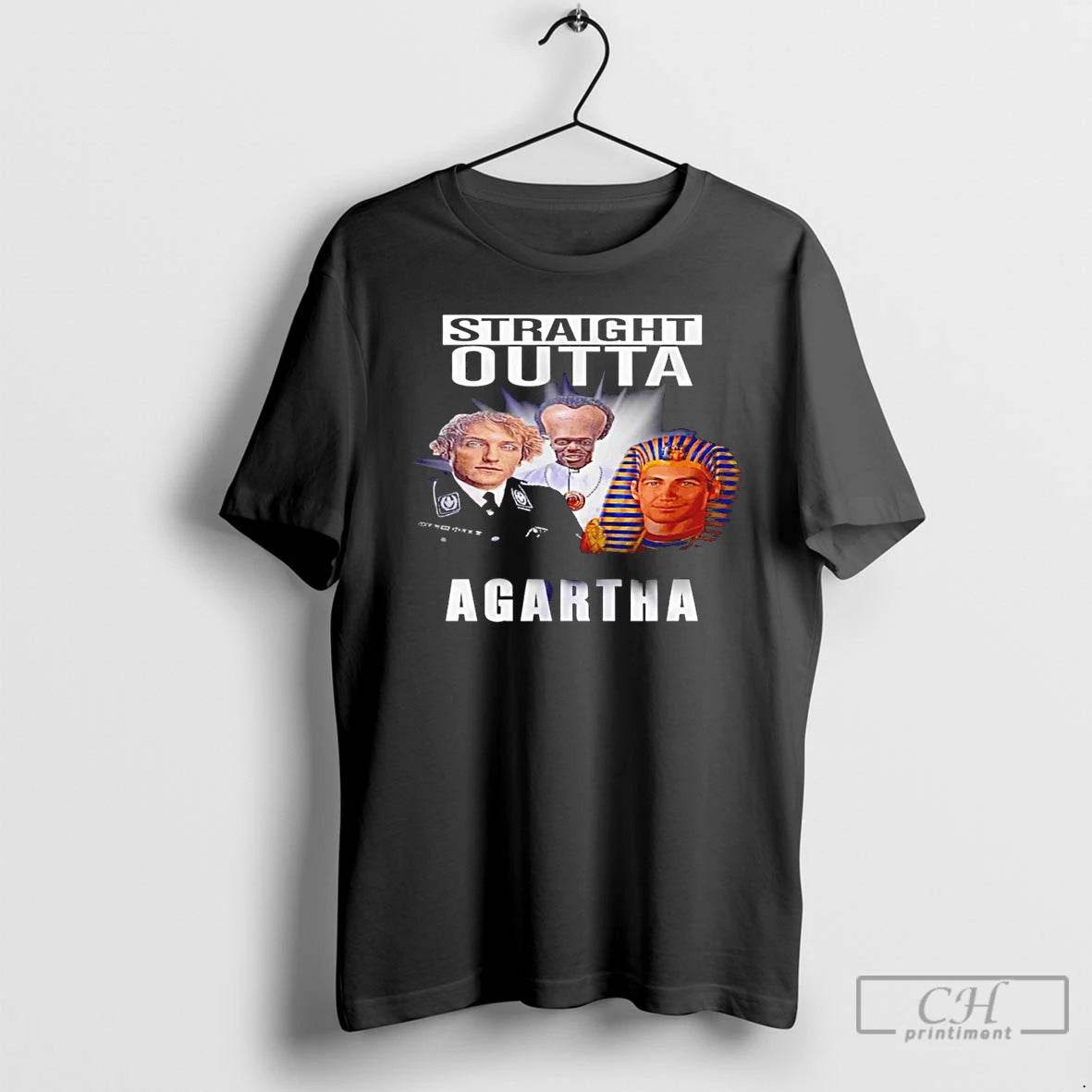 Premium Logan Paul Ksi And White Egyptian Pharaoh Straight Outta Agartha T Shirts Hoodie Sweatshirt | PurePodTees.com