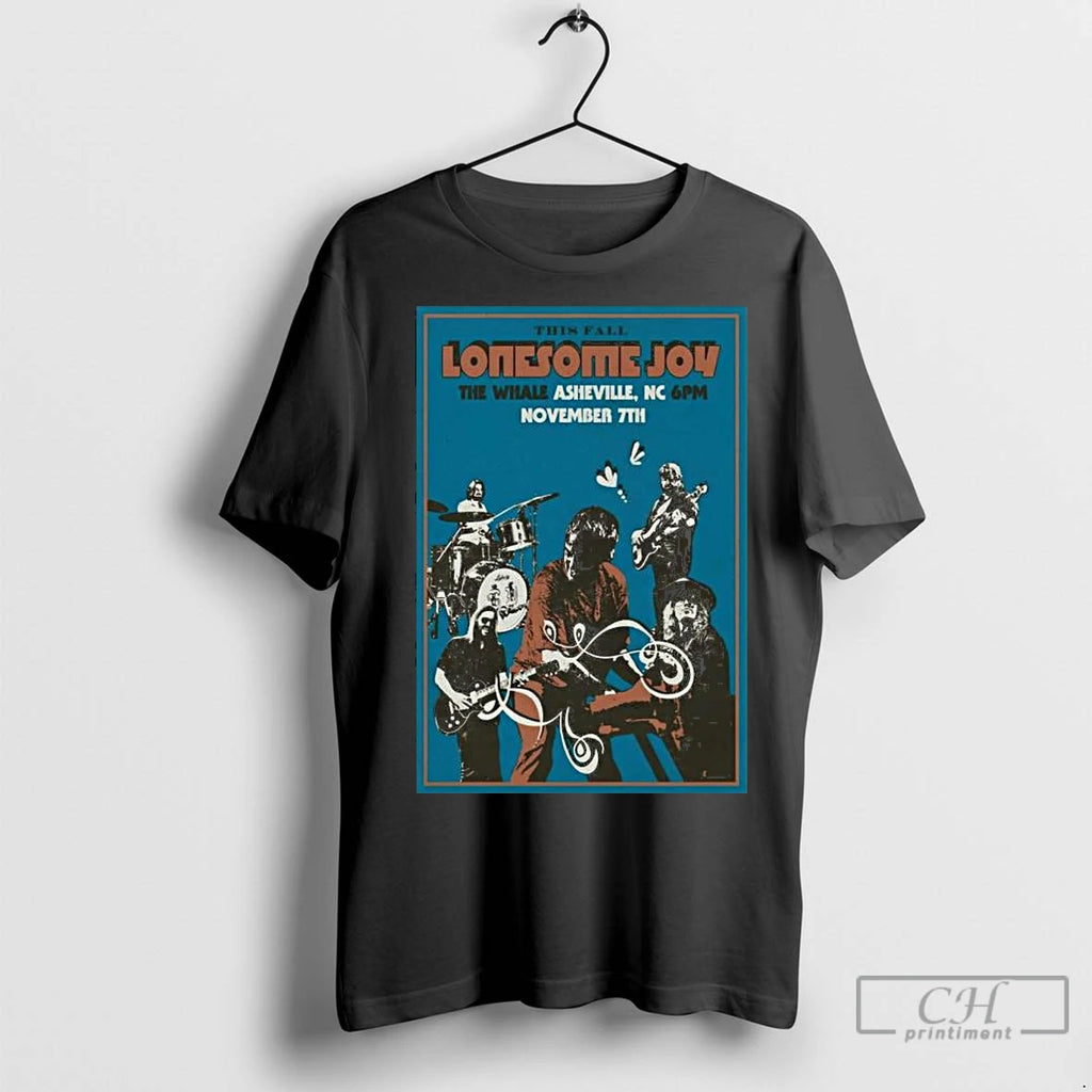 Premium Lonesome Joy The Whale Outpost In Asheville Nc 11 7 2025 Long Sleve Shirt Hoodie Sweatshirt | PurePodTees.com