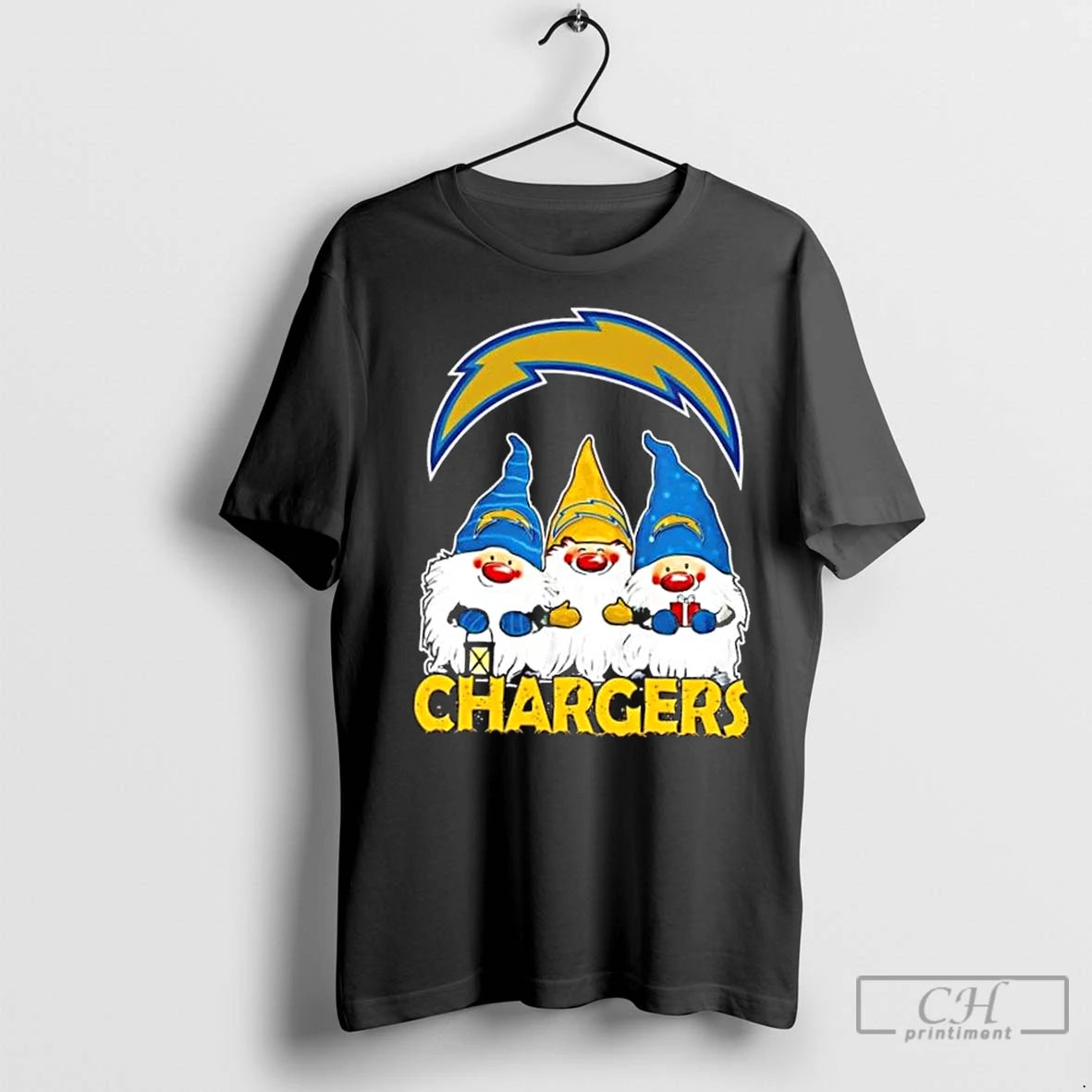 Premium Los Angeles Chargers X Gnomes Xmas Christmas Shirt Hoodie Sweatshirt | PurePodTees.com