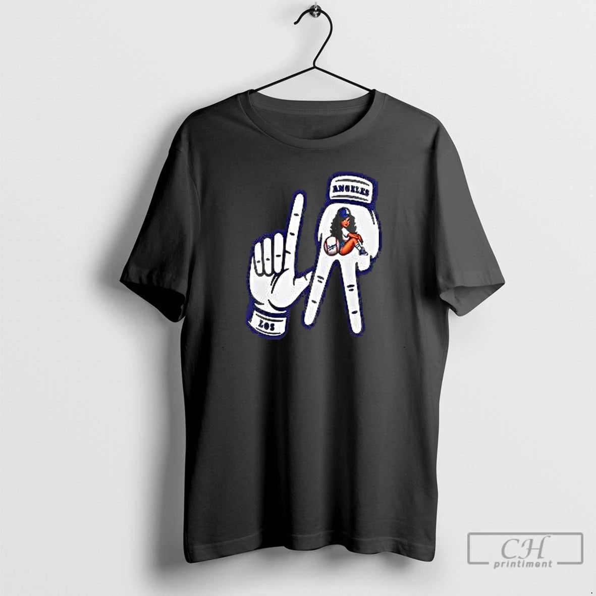 Premium Los Angeles Cheerful Mens And Womans T Shirts Hoodie Sweatshirt | PurePodTees.com