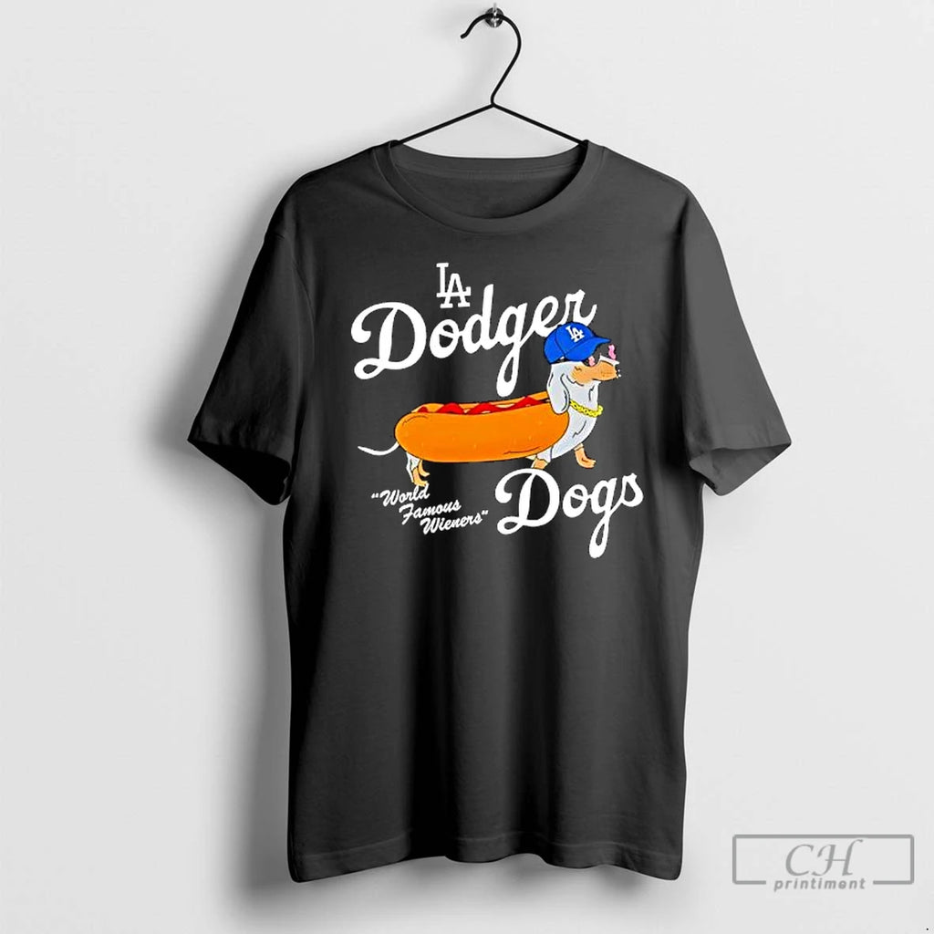 Premium Los Angeles Dodger World Famous Wieners Shirt Hoodie Sweatshirt | PurePodTees.com