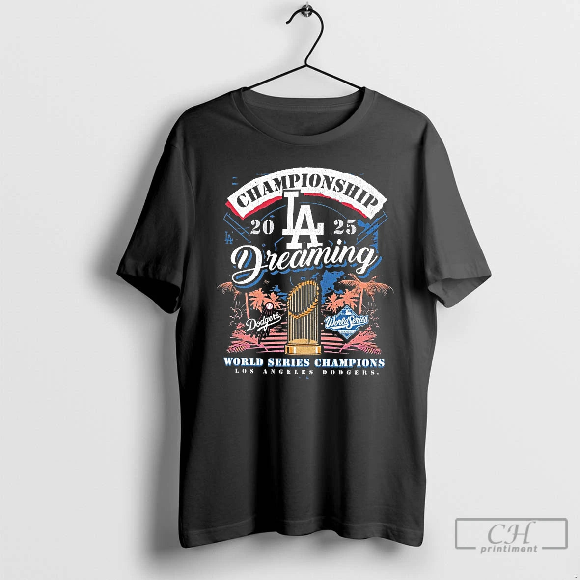 Premium Los Angeles Dodgers 2025 World Series Champions Dreaming Franklin T Shirts Hoodie Sweatshirt | PurePodTees.com