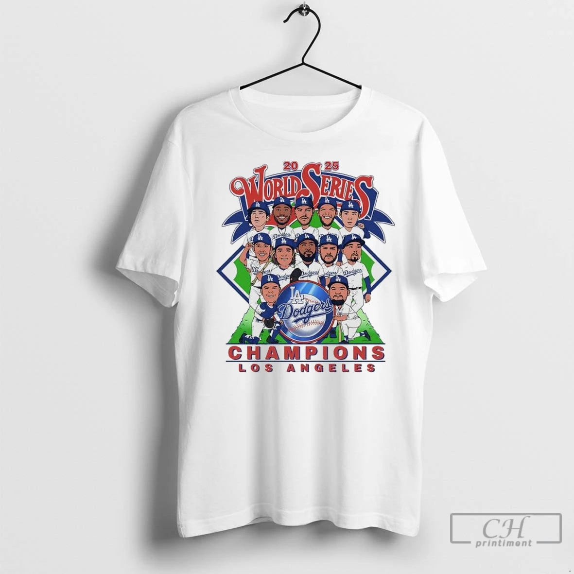 Premium Los Angeles Dodgers 2025 World Series Champions Players Signatures Shirt Hoodie Sweatshirt | PurePodTees.com
