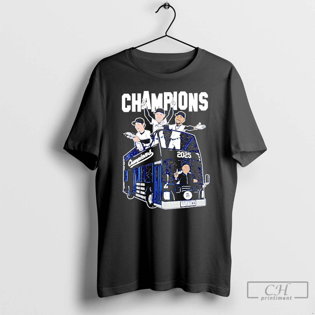 Premium Los Angeles Dodgers 2025 World Champions Players Title Town T Shirts Hoodie Sweatshirt | PurePodTees.com