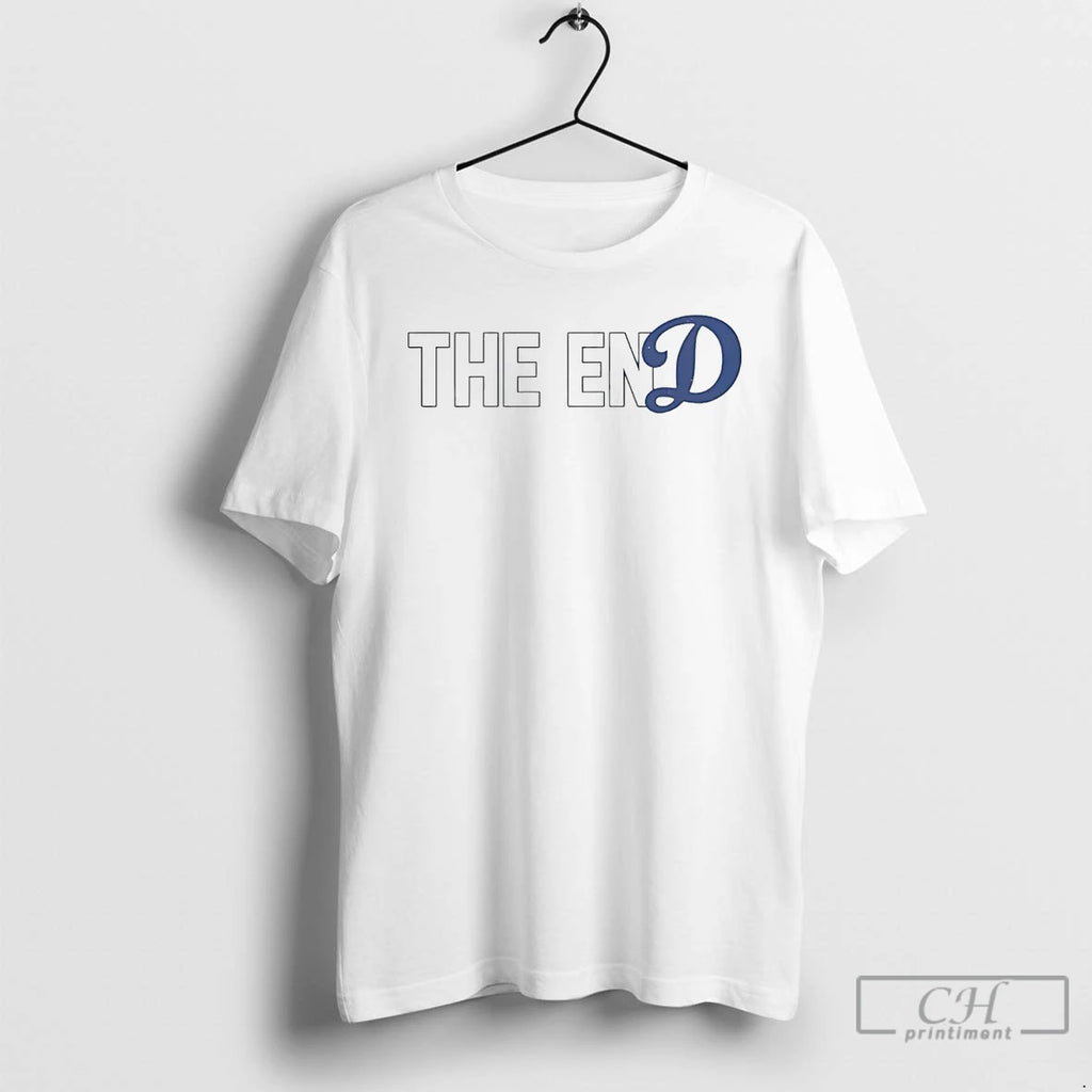 Premium Los Angeles Dodgers 2025 World Series Champions The End T Shirts Hoodie Sweatshirt | PurePodTees.com