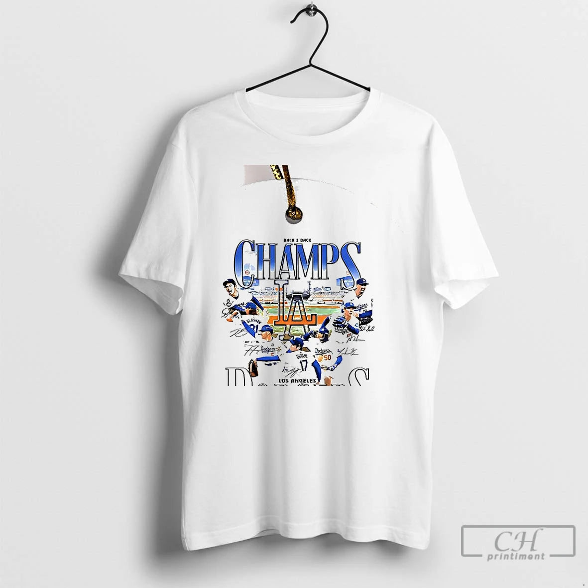 Premium Los Angeles Dodgers 9 Back 2 Back Champs Signature Two Sided Mugs And Shirt Hoodie Sweatshirt | PurePodTees.com