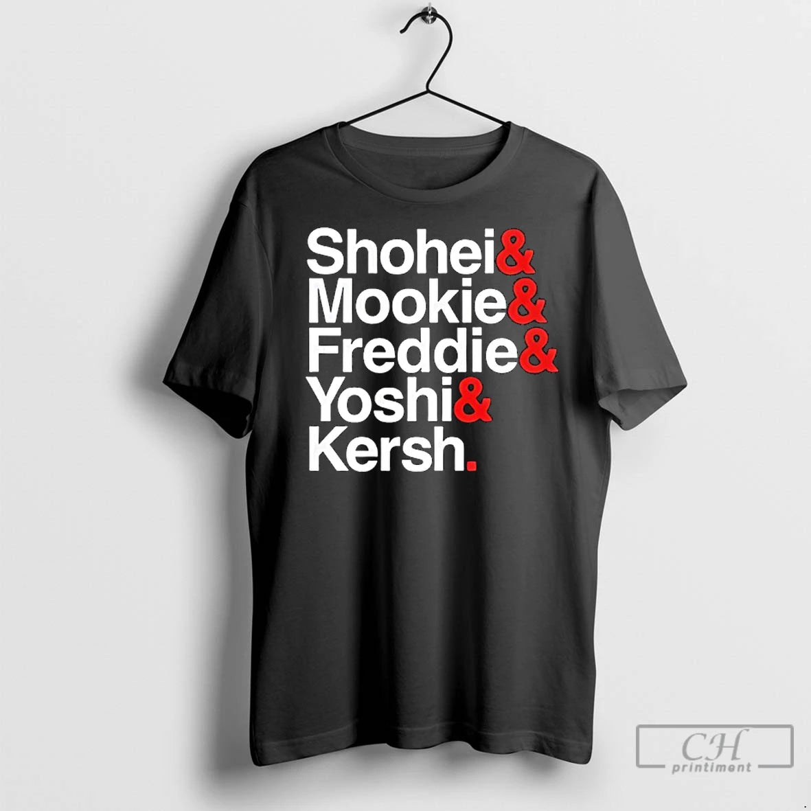 Premium Los Angeles Dodgers Ampersand Stars Shohei Mookie Freddie Yoshi And Kersh Shirt Hoodie Sweatshirt | PurePodTees.com