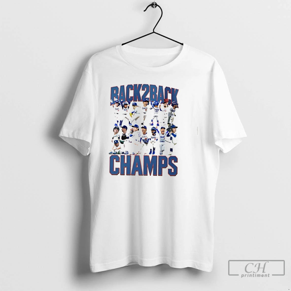 Premium Los Angeles Dodgers Back 2 Back Champs T Shirts Hoodie Sweatshirt | PurePodTees.com