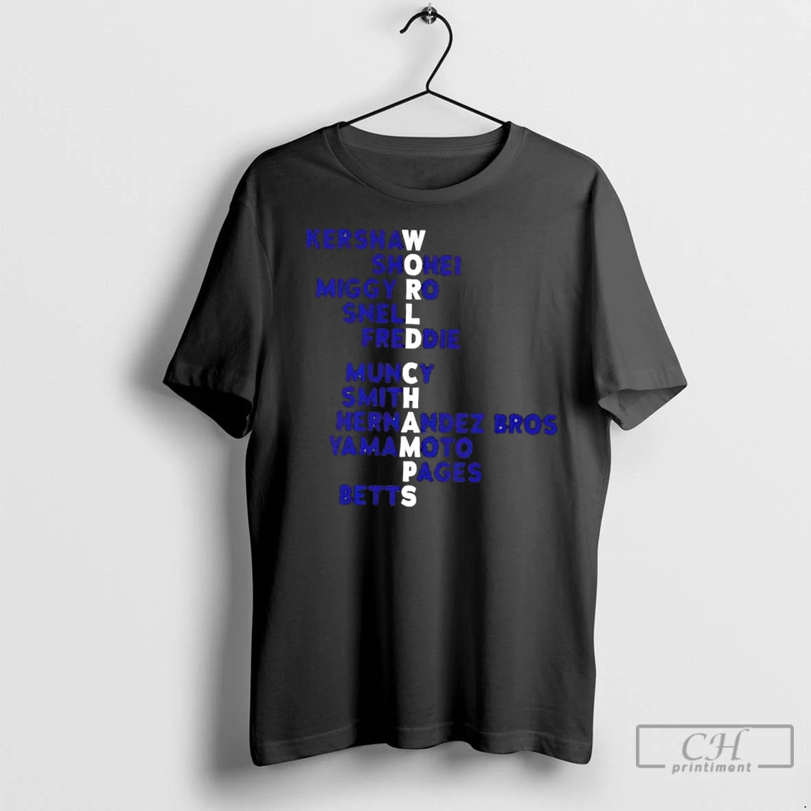 Premium Los Angeles Dodgers Baseball World Champs Acrostic Shirt Hoodie Sweatshirt | PurePodTees.com